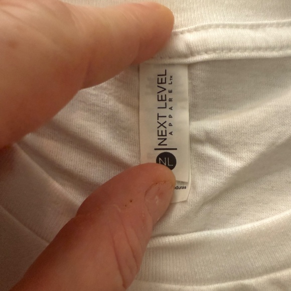 Next Level “Falling Down” William Foster Graphic Tee White Regular - Picture 4 of 7